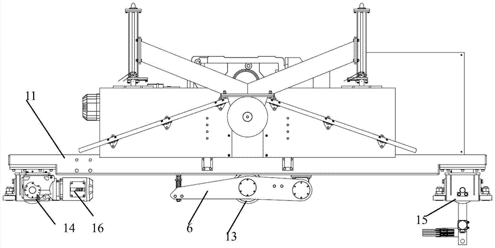 Turning machine for conveying material