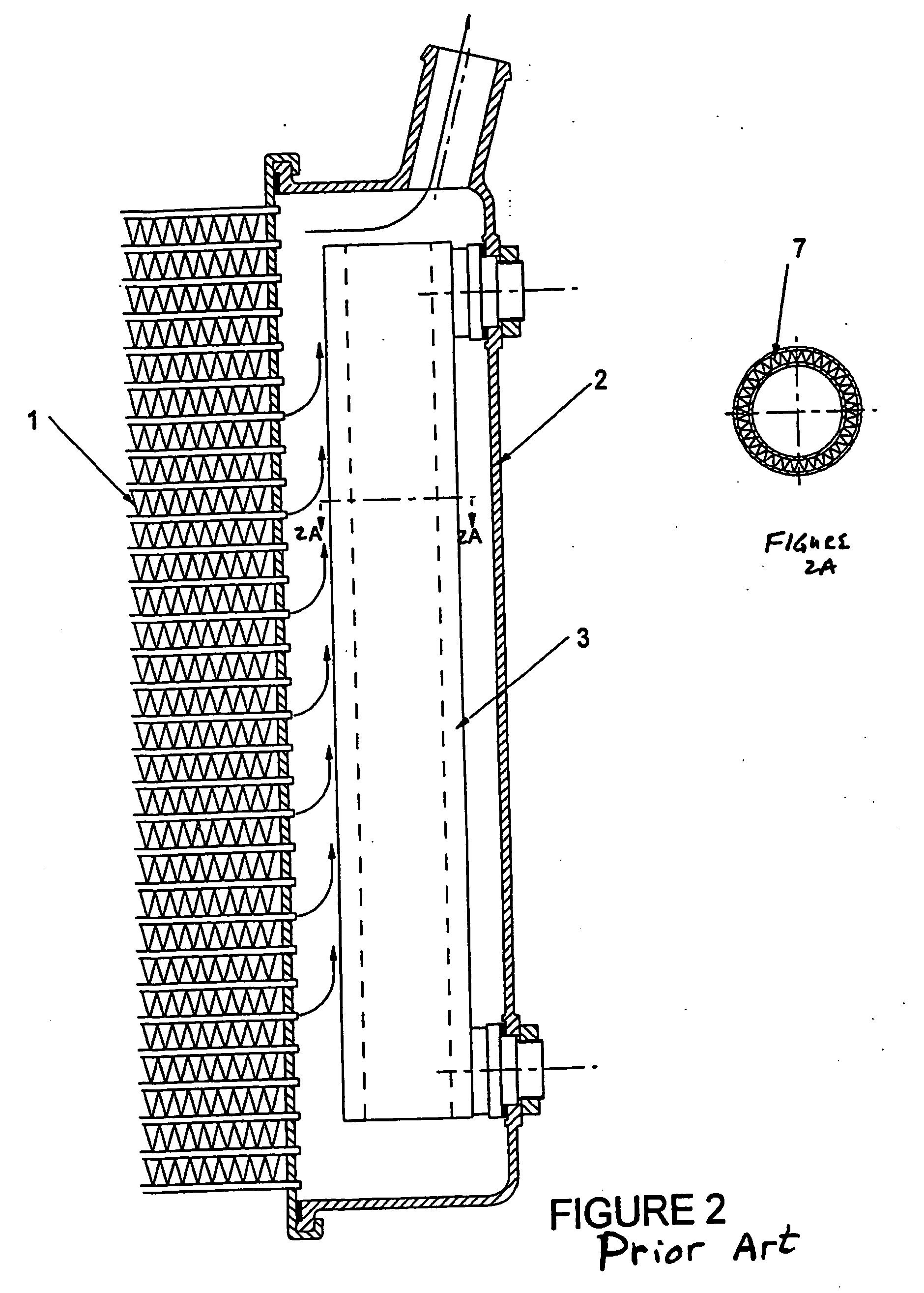 Heat exchanger and associated method