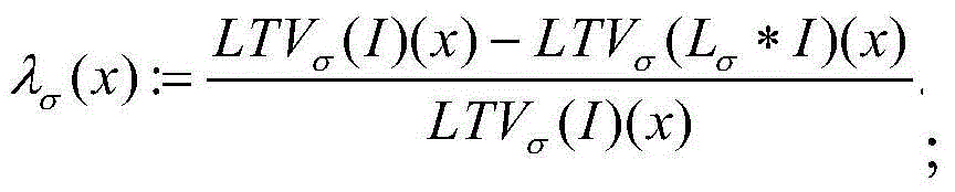 Image target repositioning method based on local uniform scaling