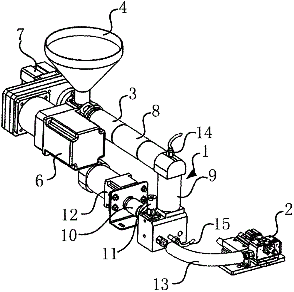 Melt-and-play glue melting device