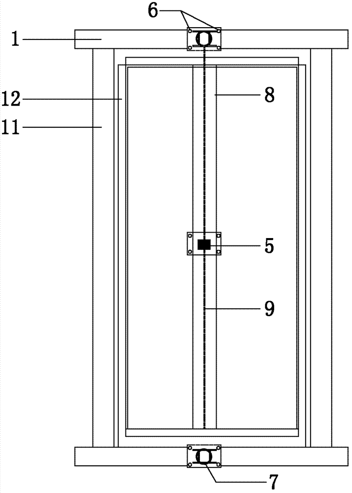 Test system for simulating action of rapid traffic moving load