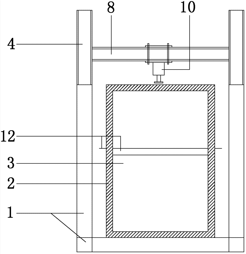 Test system for simulating action of rapid traffic moving load