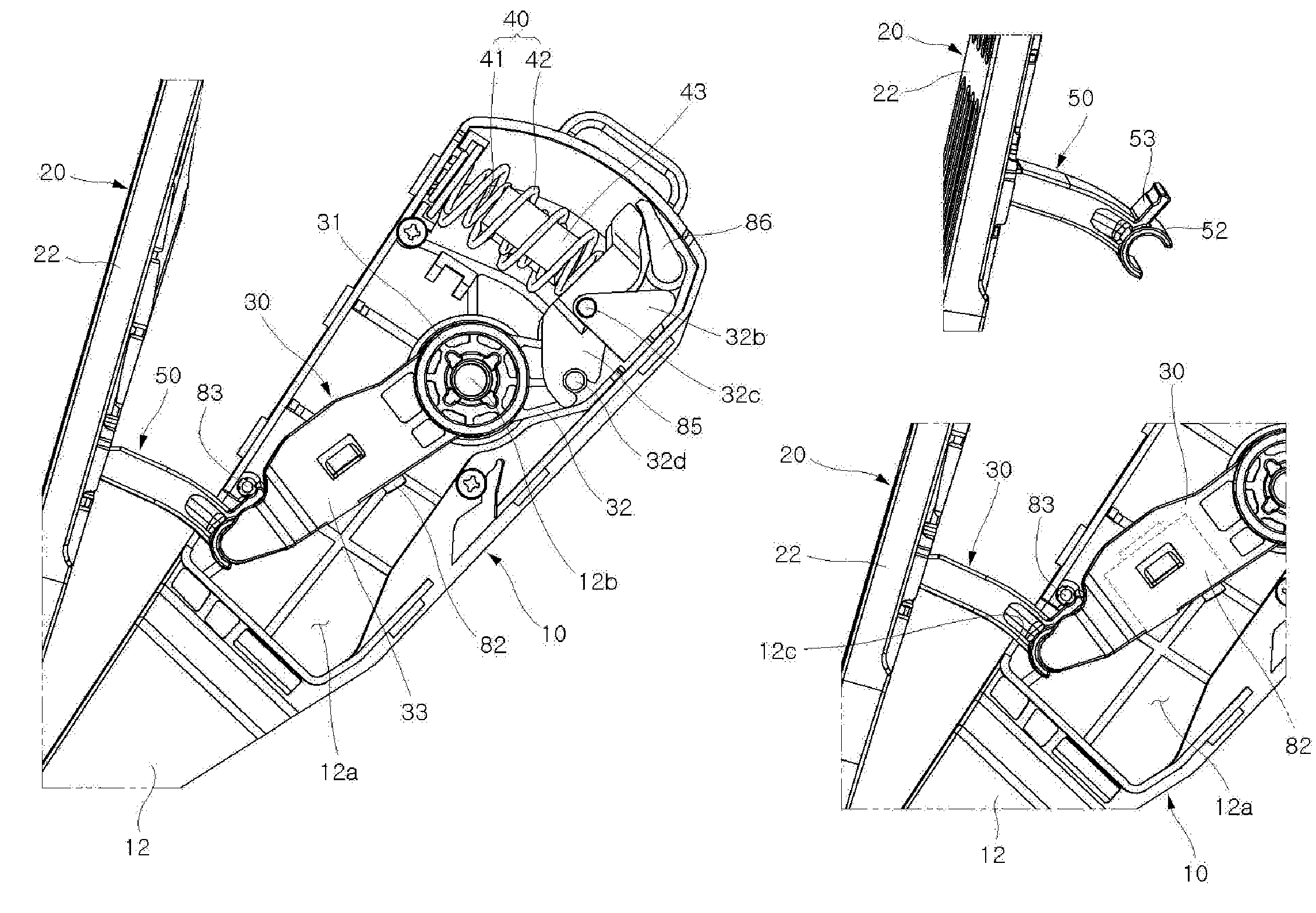 Electronic organ type accelerator pedal