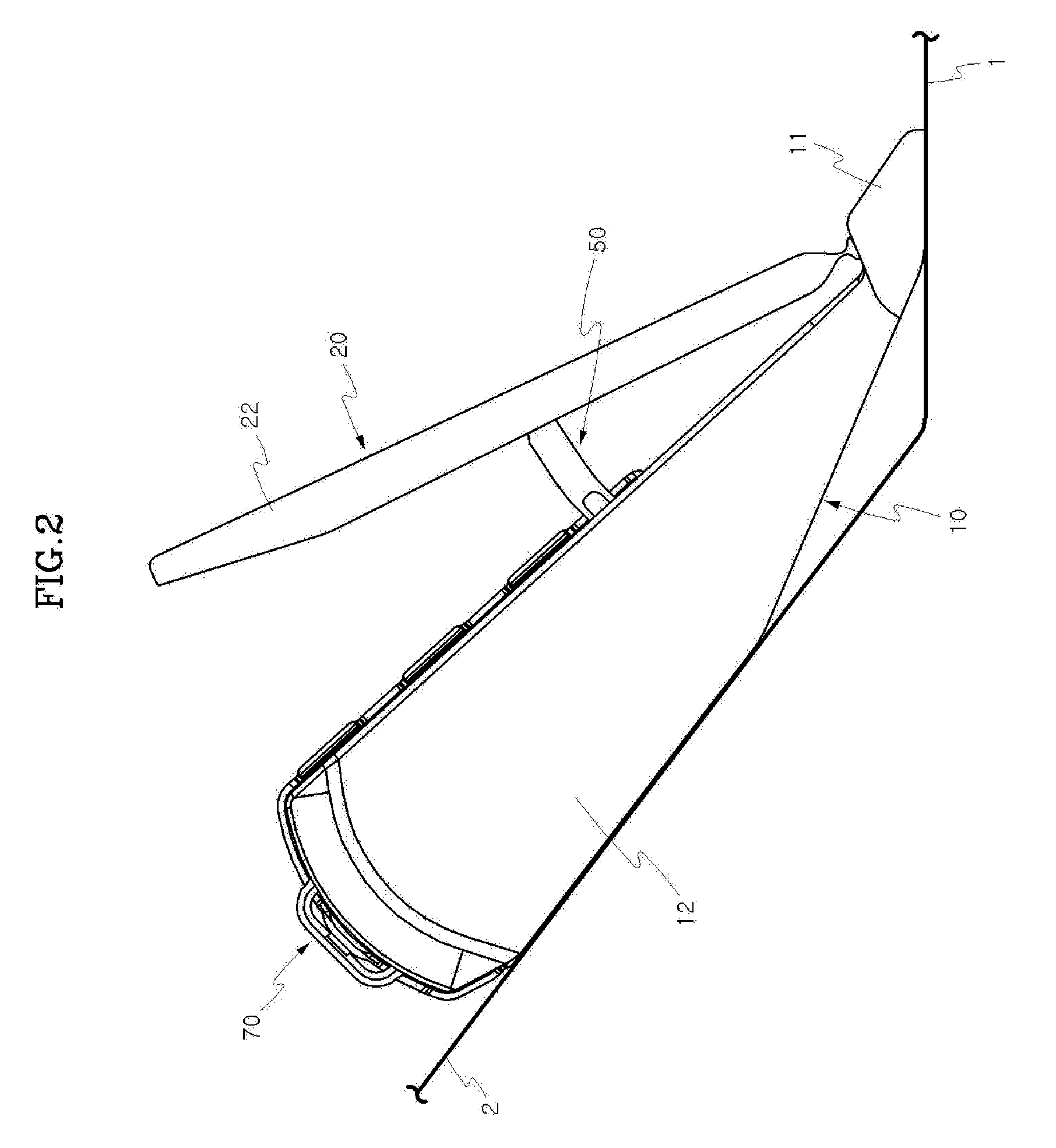 Electronic organ type accelerator pedal