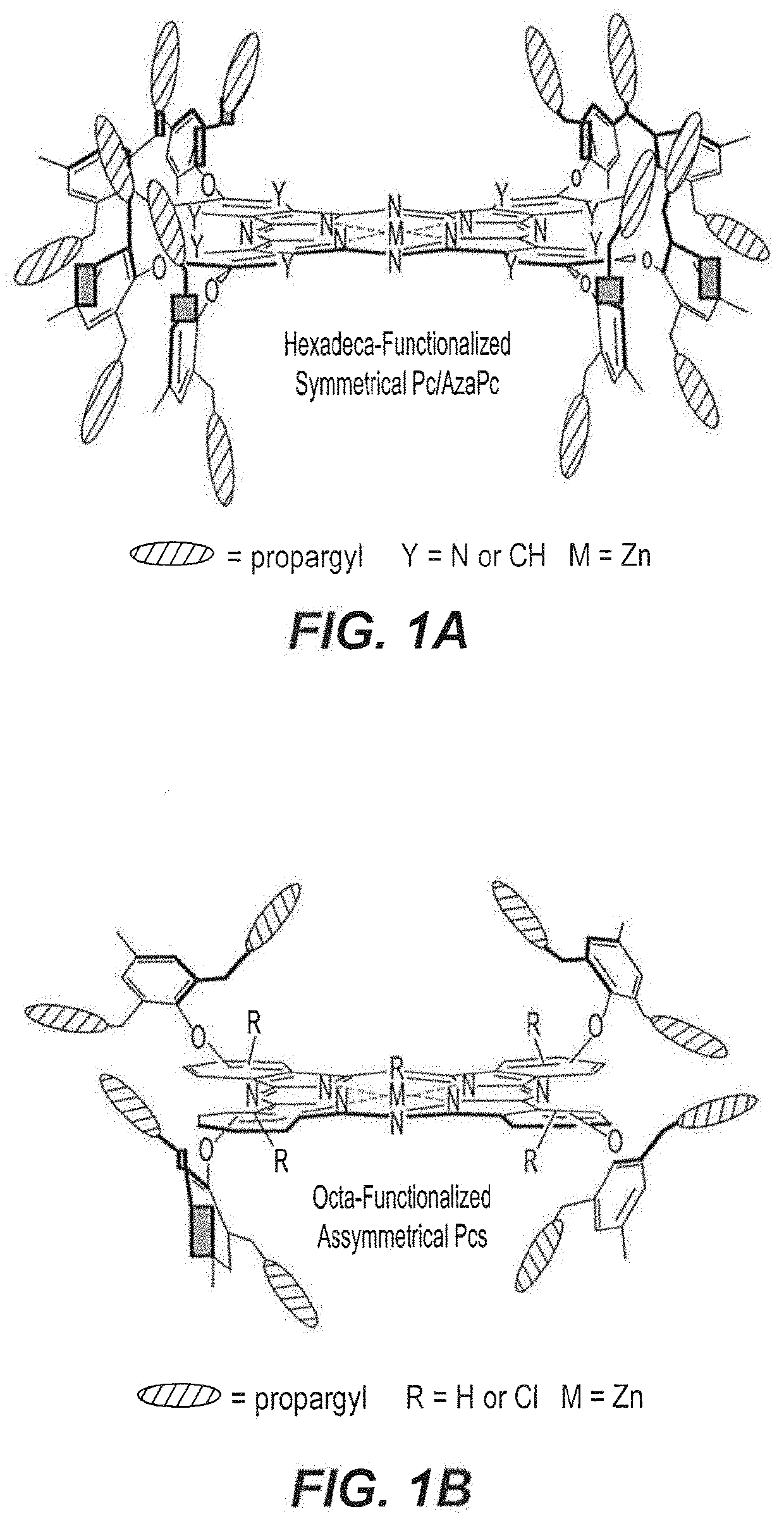 Propargyl-functionalized macrocyclic compounds