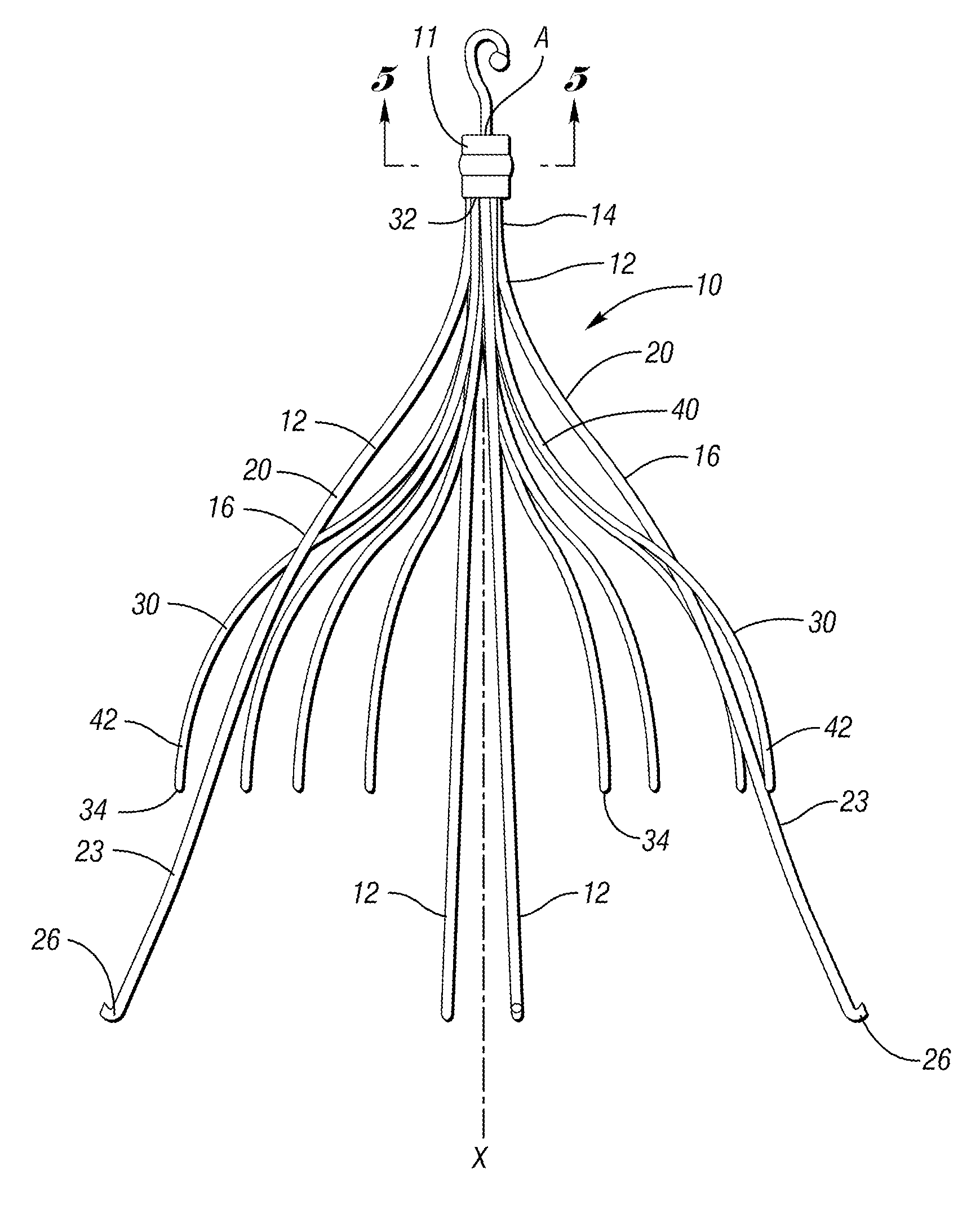 Removable vena cava filter