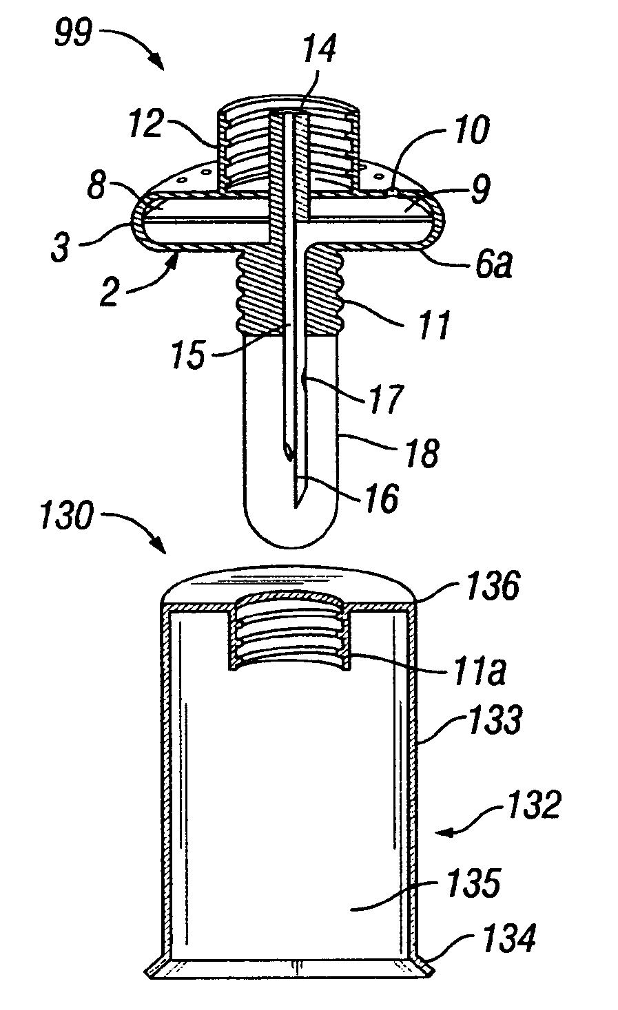 Blood collecting devices