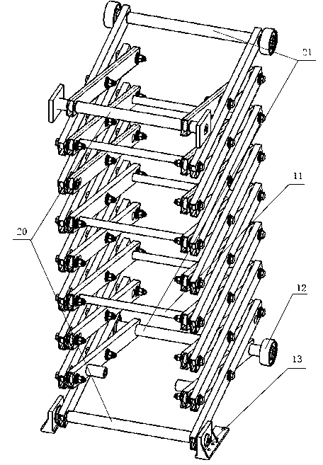 Lifting pillar support