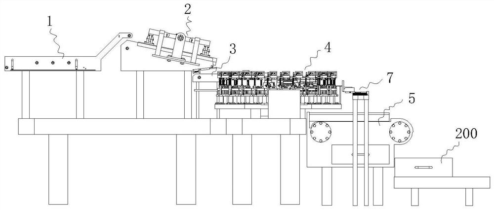 A multi-station reciprocating circulation type scallop shell opening and meat taking machine