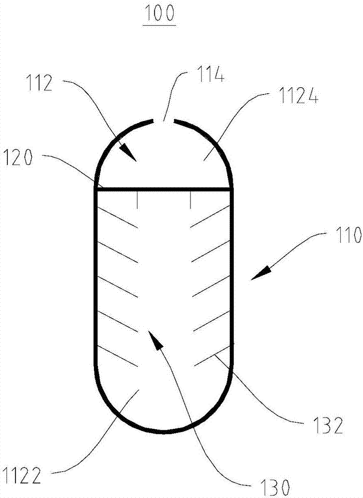 Combined tube, combined tube assembly and evaporating and cooling equipment