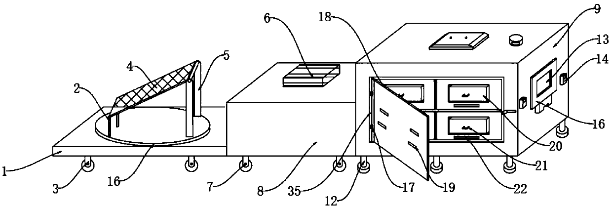 Safe power supply management device for communication field