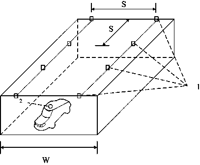 Two-dimensional vehicle positioning method in tunnel environment and based on radio frequency identification