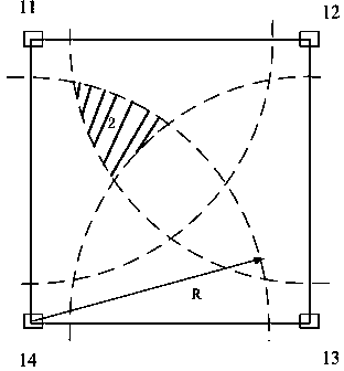 Two-dimensional vehicle positioning method in tunnel environment and based on radio frequency identification