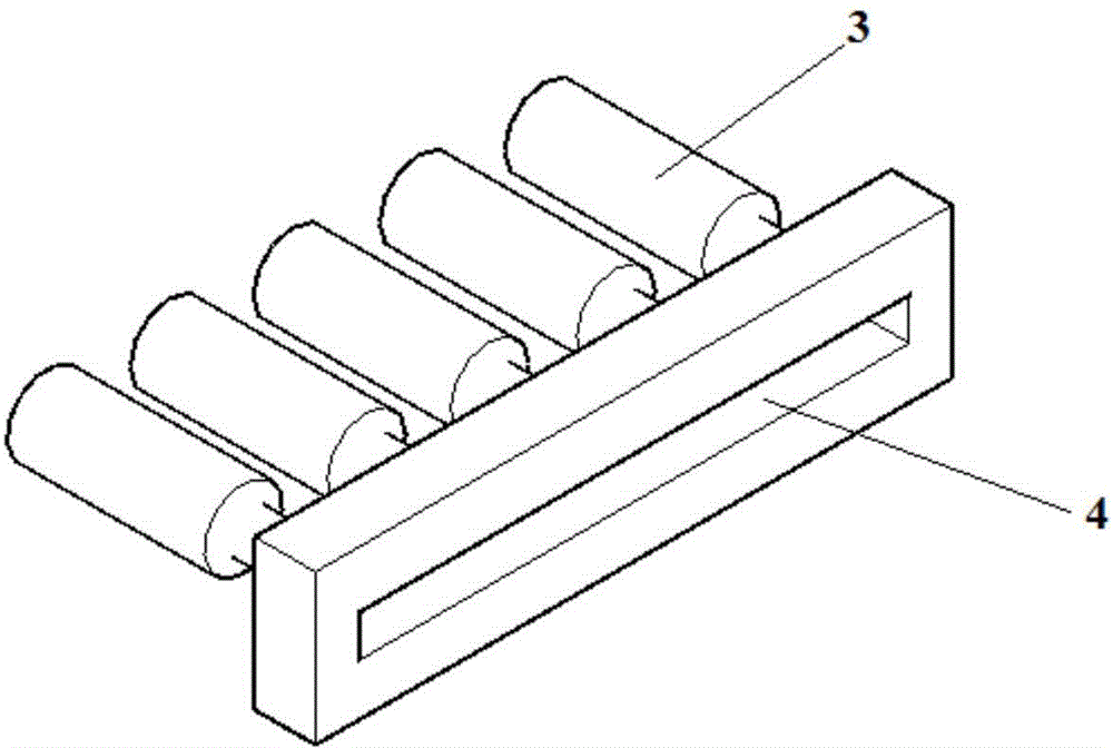 High-rise structure floor slab shock absorption structure releasing multi-direction freedom degrees