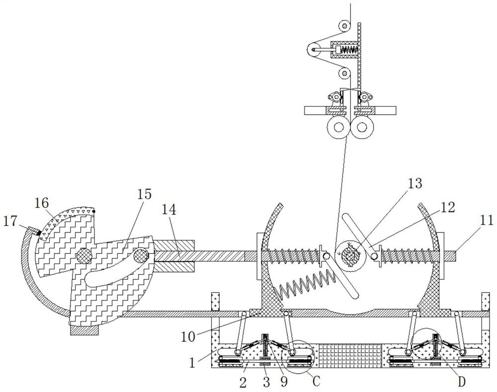 A stable textile winding device based on intelligent production