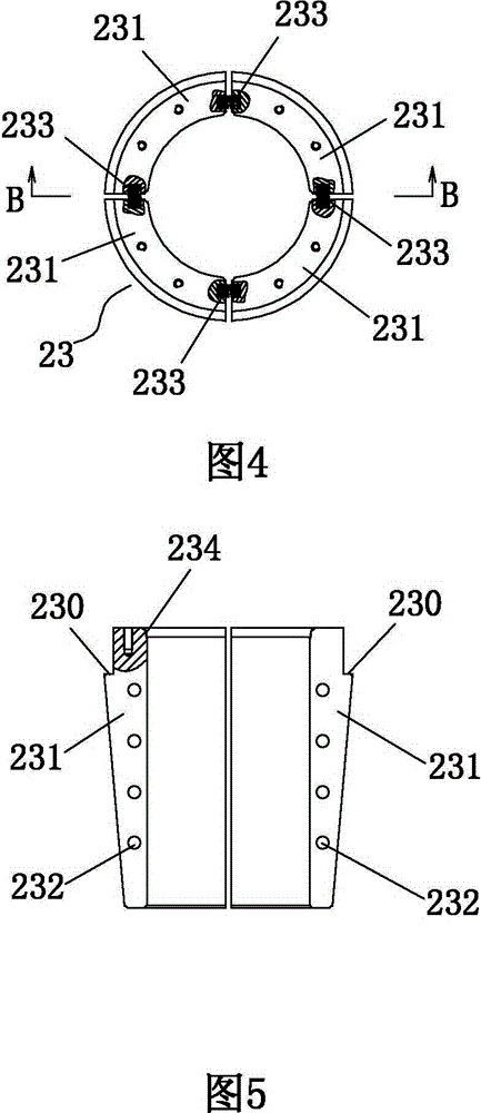 Reshaping mechanism for cylinderical workpiece mounted to pressing machine