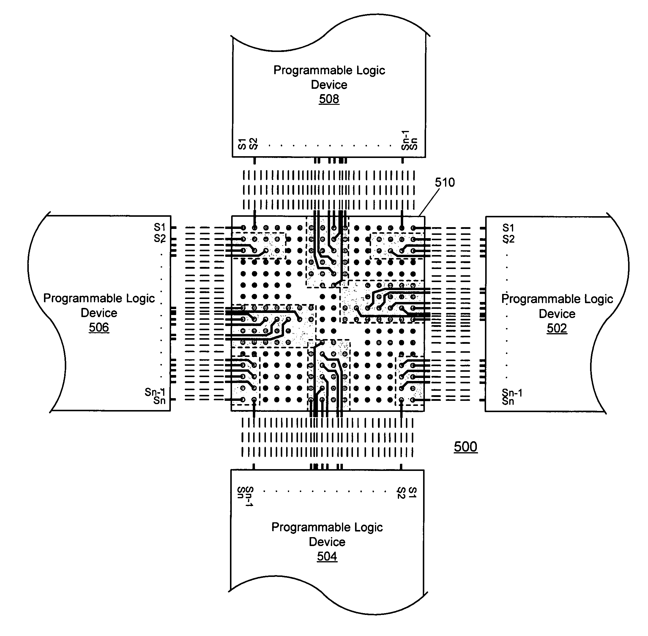 Contact mapping using channel routing