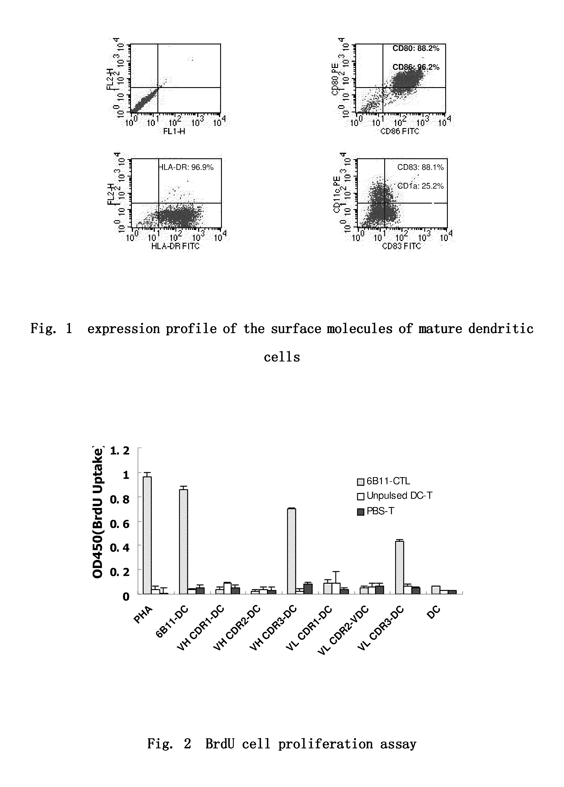 T cell epitope peptides of ovarian cancer anti-idiotypic antibody 6B11 and use thereof