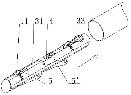 A device for removing burrs in high-precision pipelines with built-in impedance