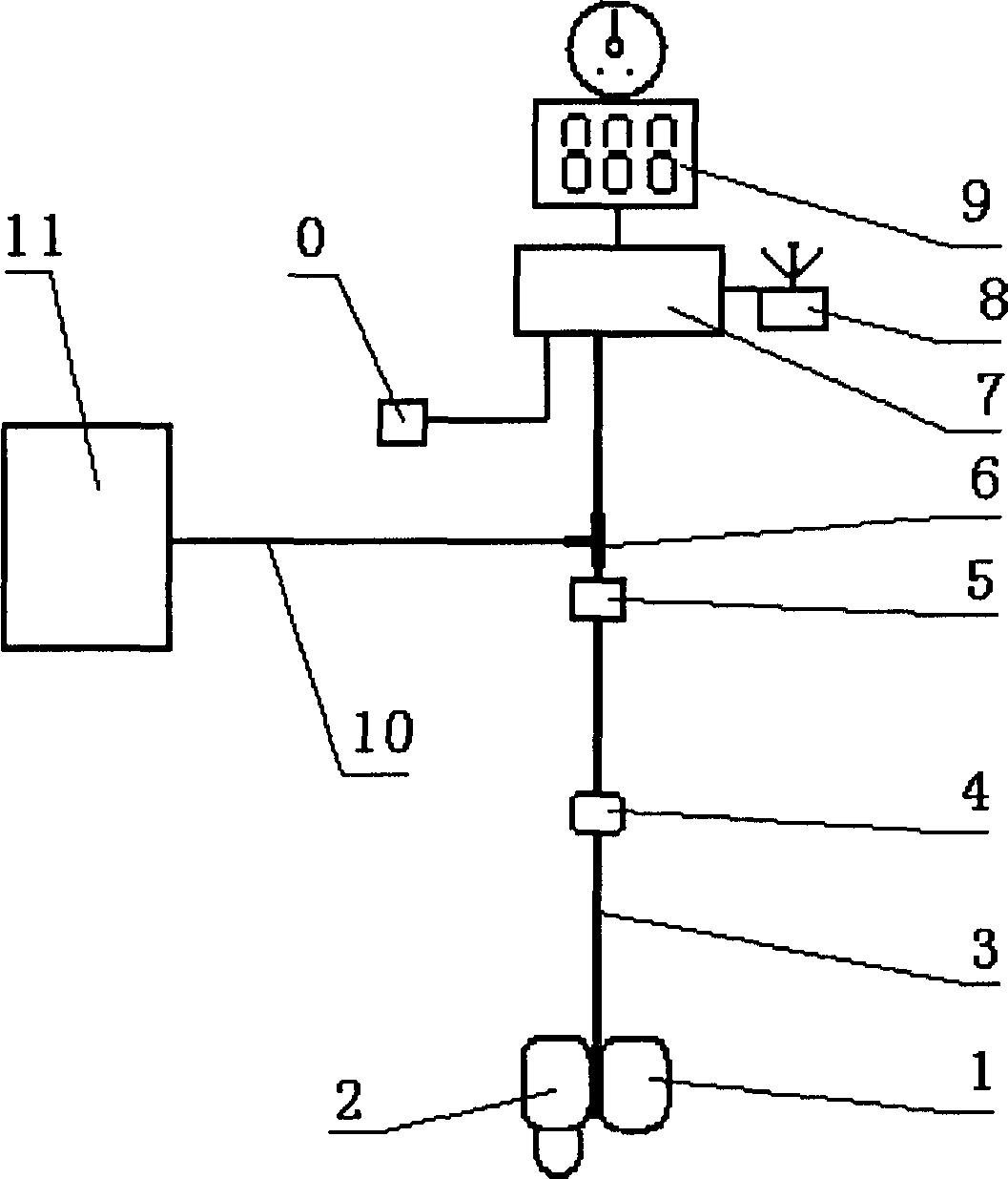 High-temperature well temperature and pressure dynamic monitoring system