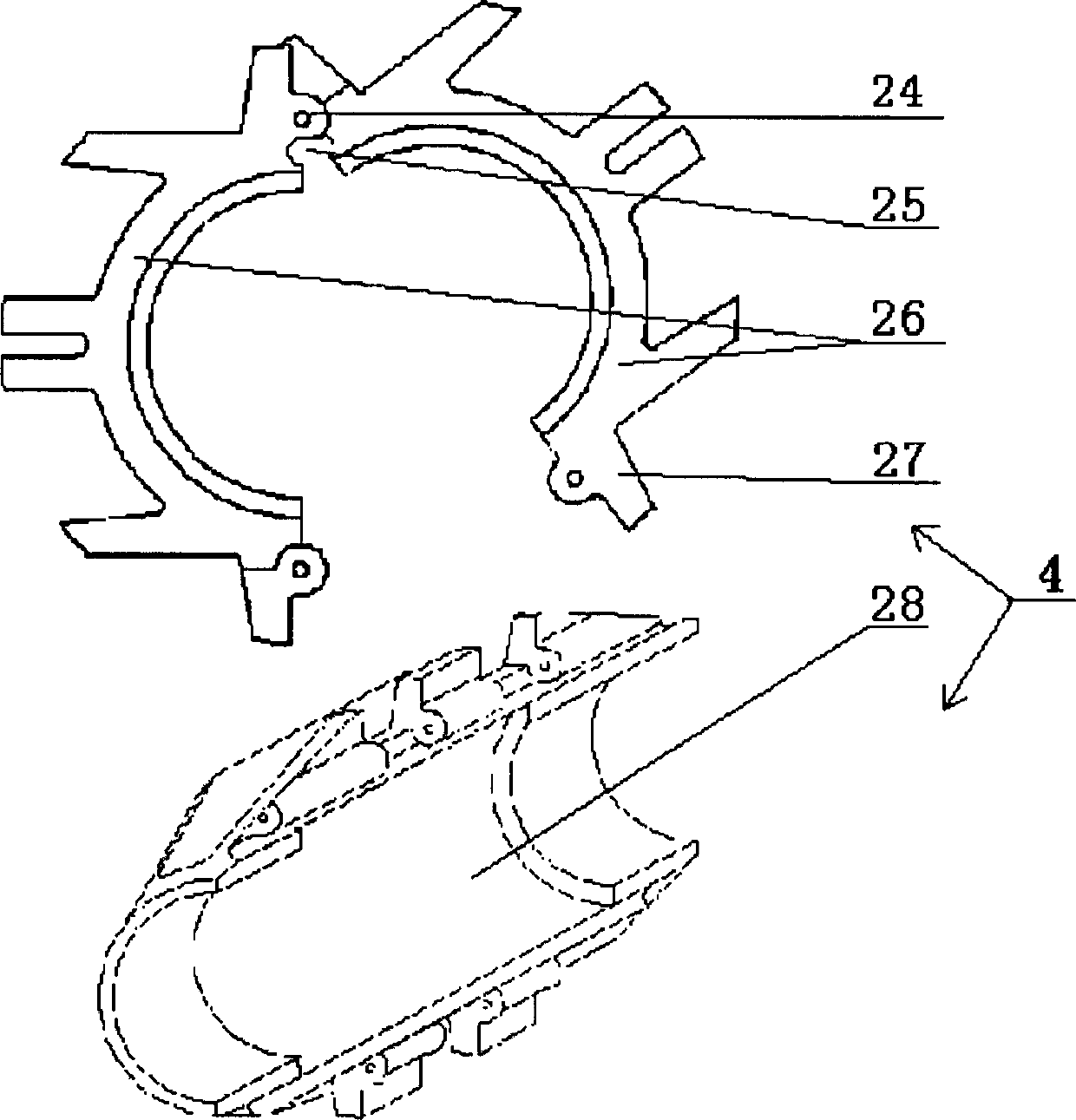 High-temperature well temperature and pressure dynamic monitoring system