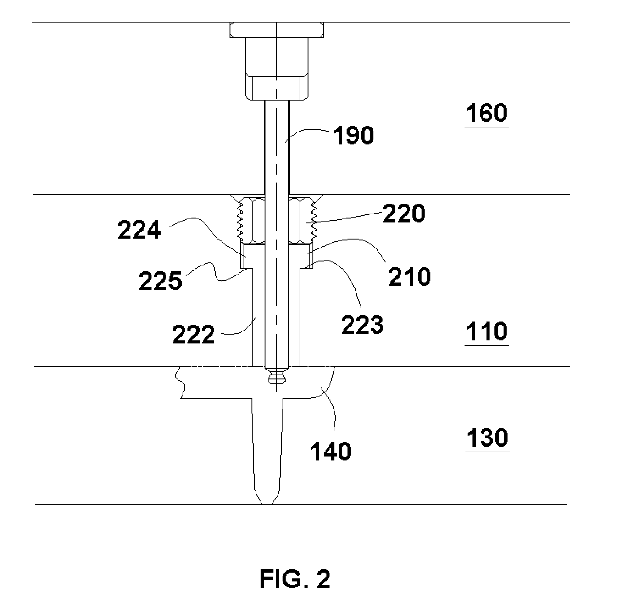 Sucker pin bushing