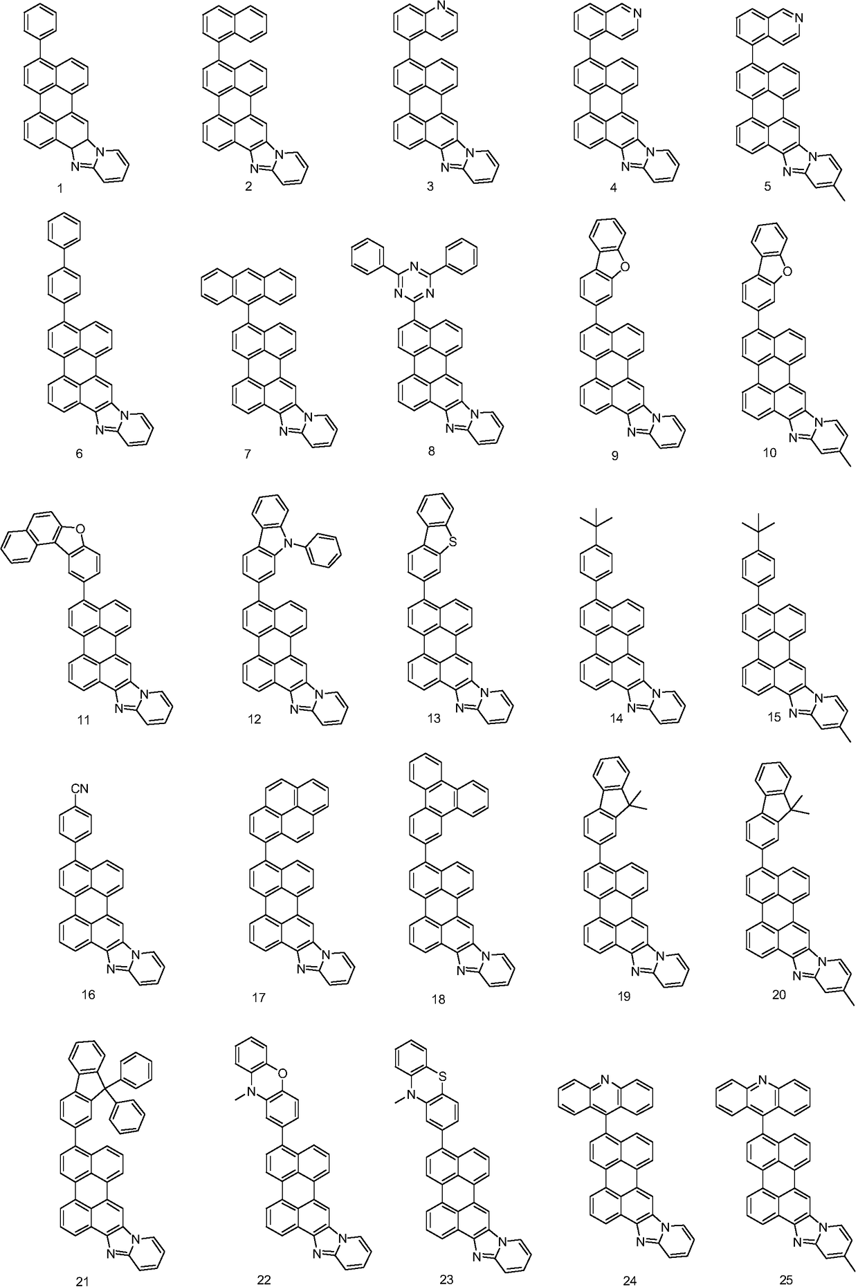 Perylene derivative and organic electroluminescence device thereof