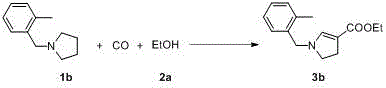 Synthetic method for pyrroline-3-formic ether compounds