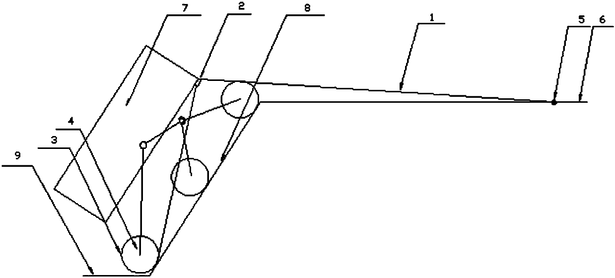 Rope assisting device suitable for departure of rover