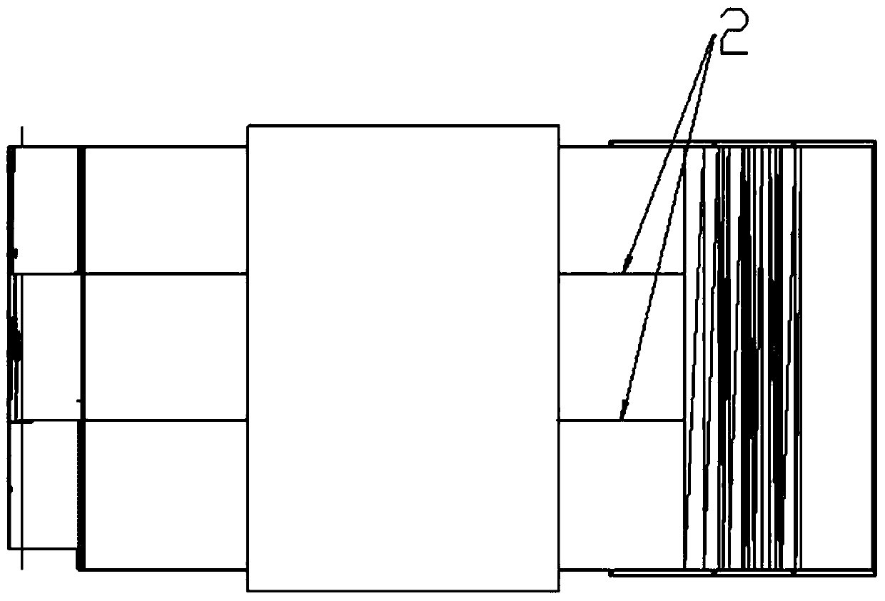 A battery pole piece coating system and method