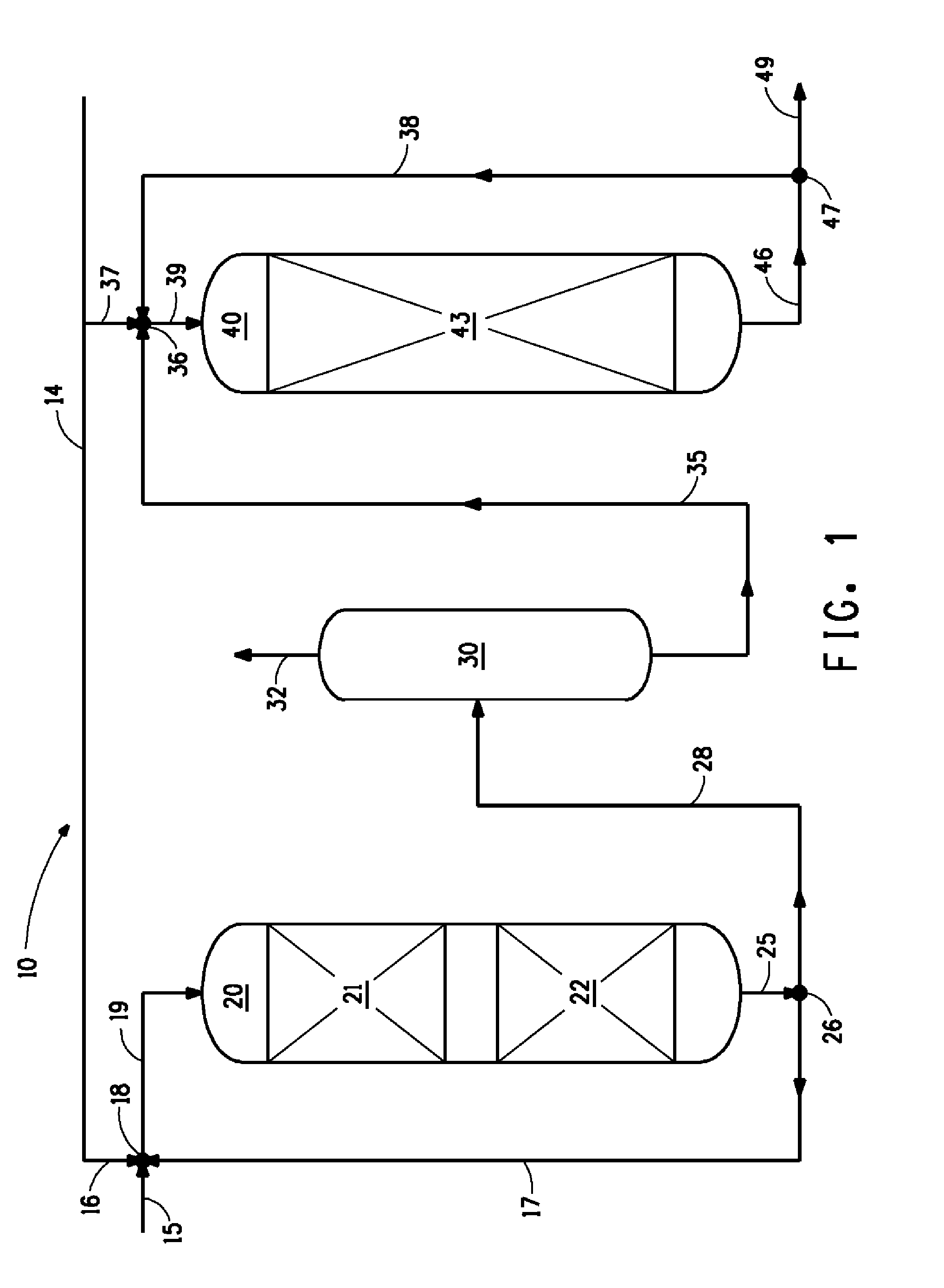 Hydroprocessing light cycle oil in liquid-full reactors