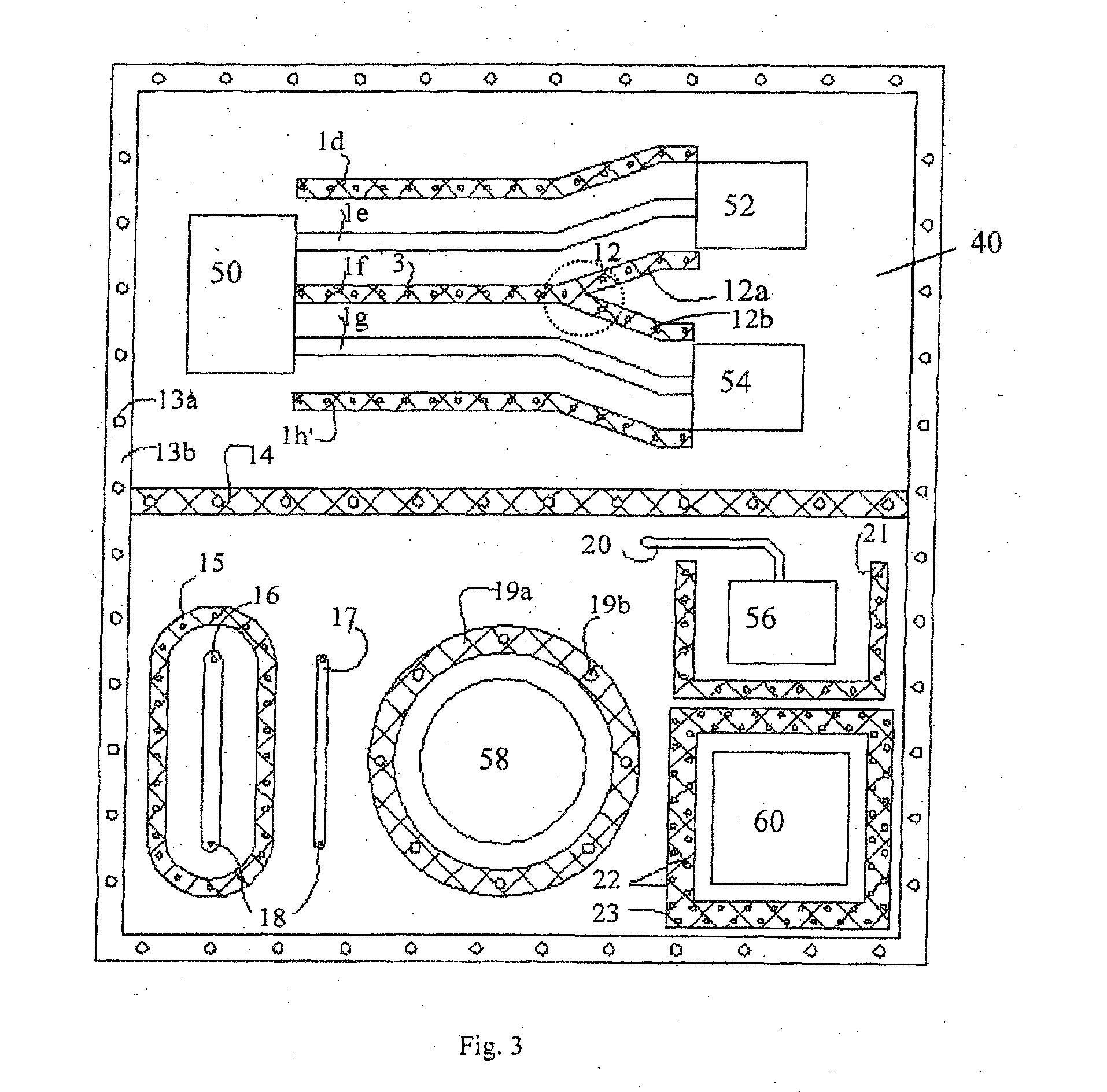 A guard structure for signal isolation