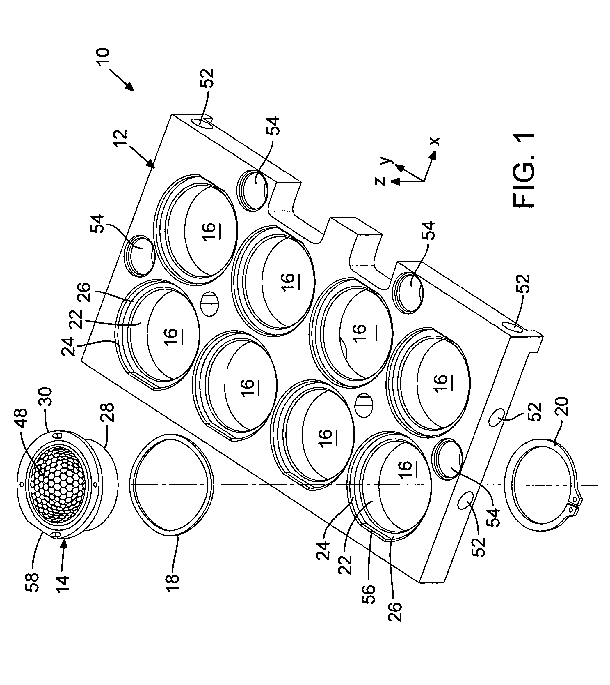 Golf-ball-cover casting molds with self-centering mold-cavity inserts