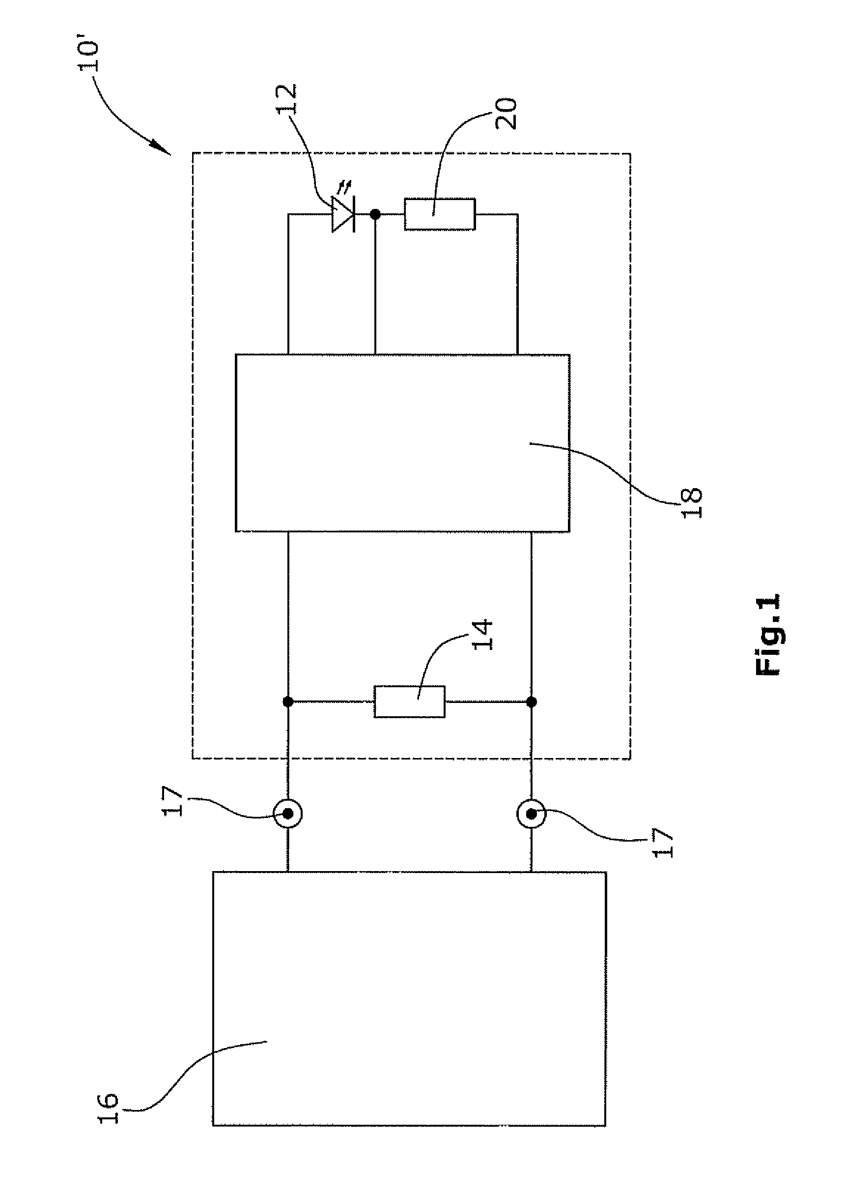 LED reading light and method for operating an LED reading light