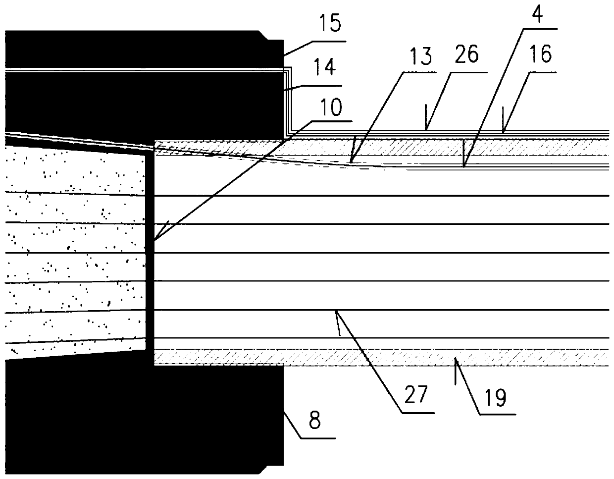 Displacement sensing device and application thereof