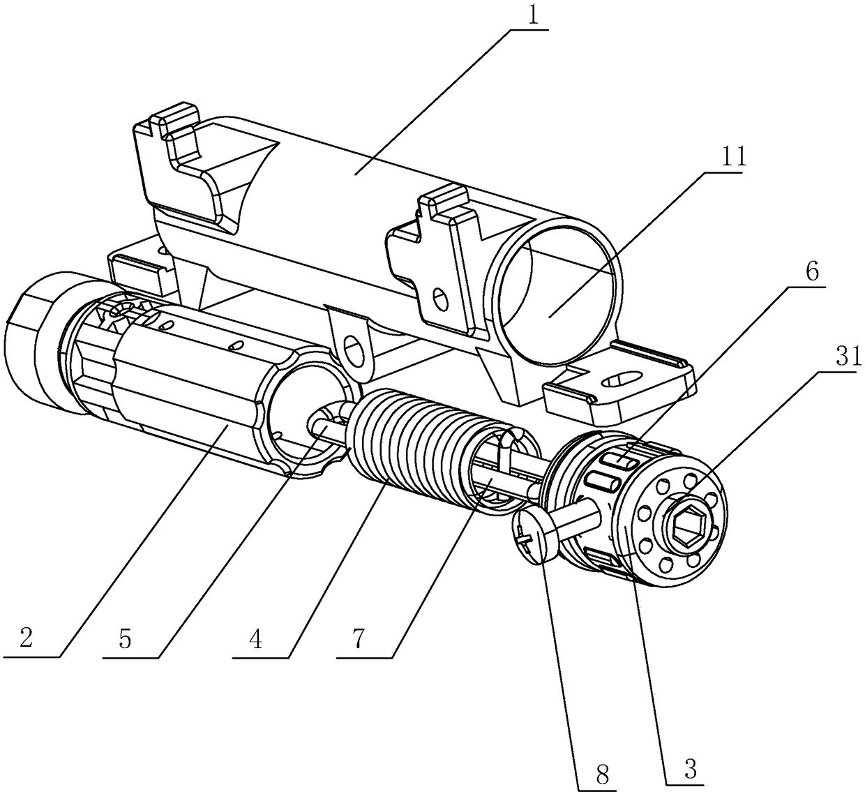 Novel adjustable damping device