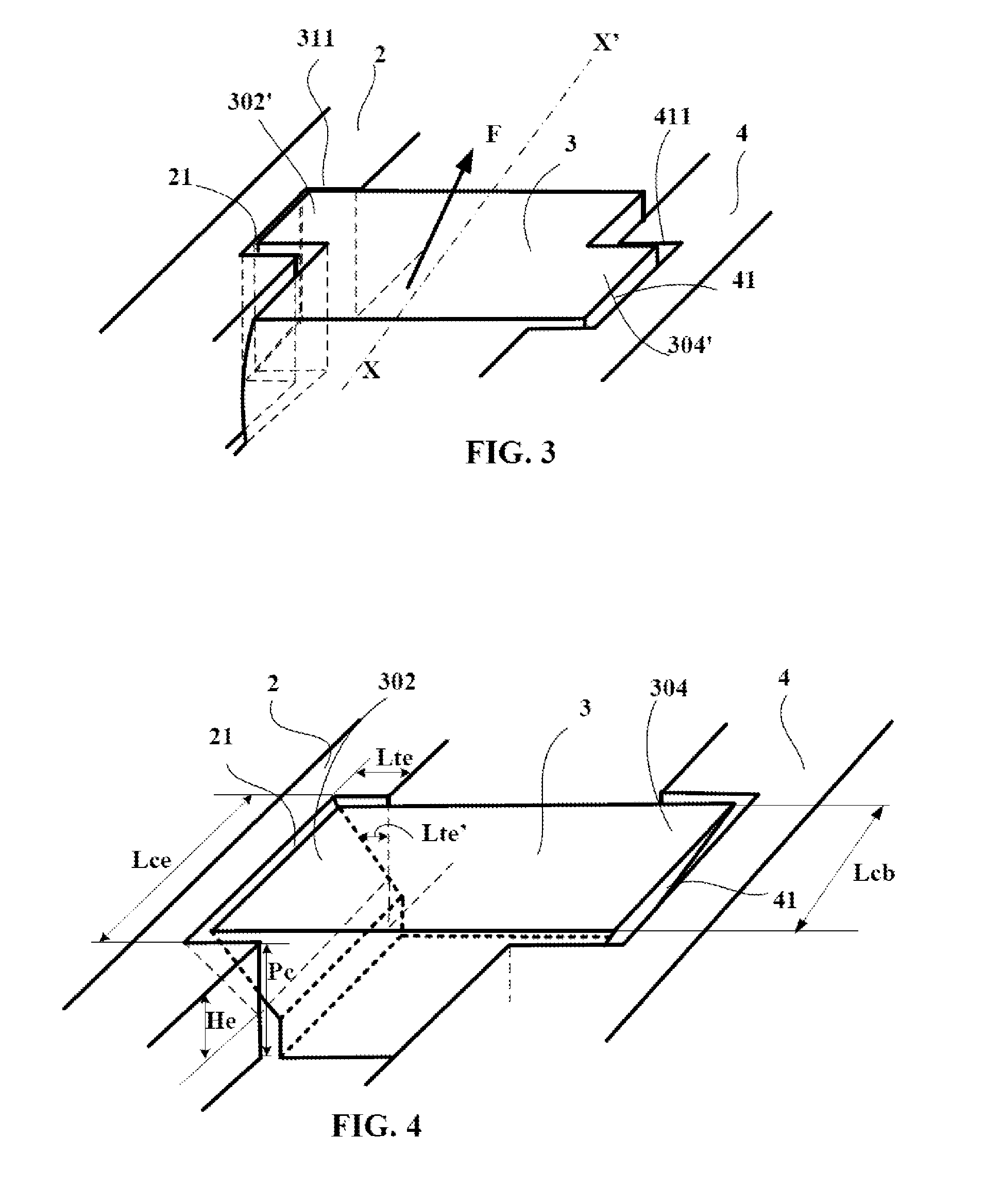 Thick tread for civil engineering tires