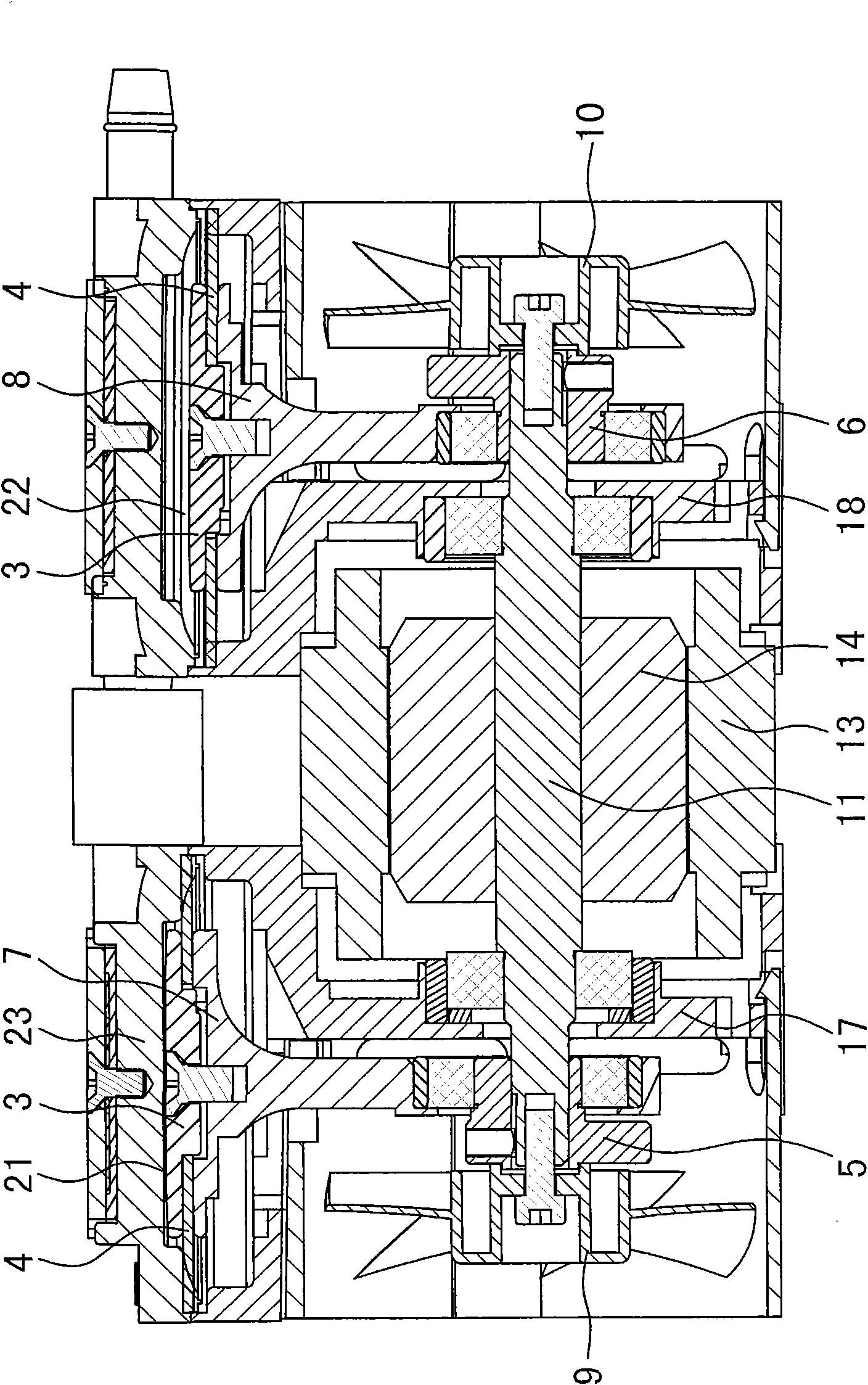 Energy-saving and noise-reducing vacuum pump