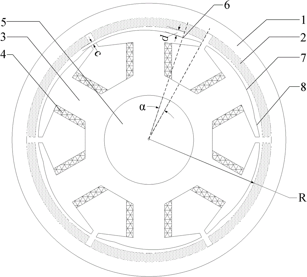 Single-phase self-start permanent magnet synchronous motor