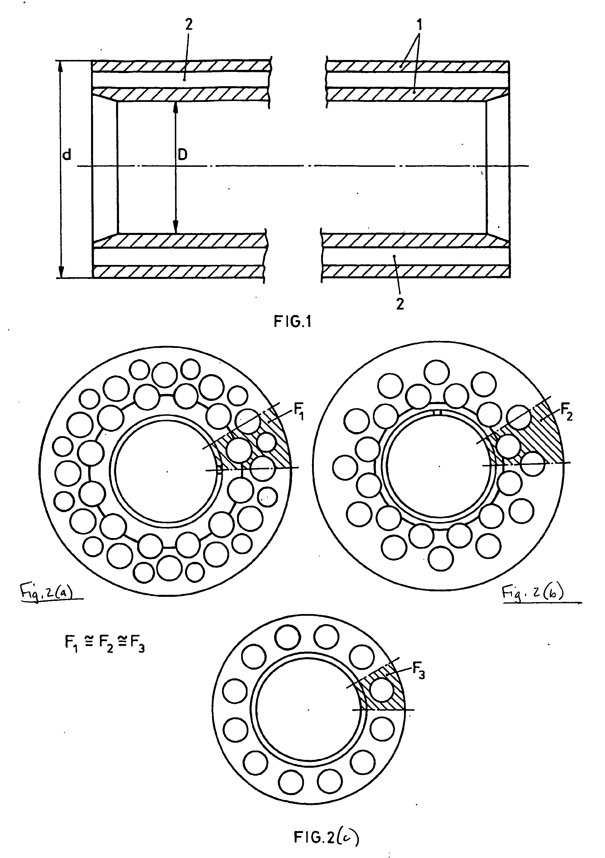 Pressure cylinder in the form of a hollow cylinder made of metal