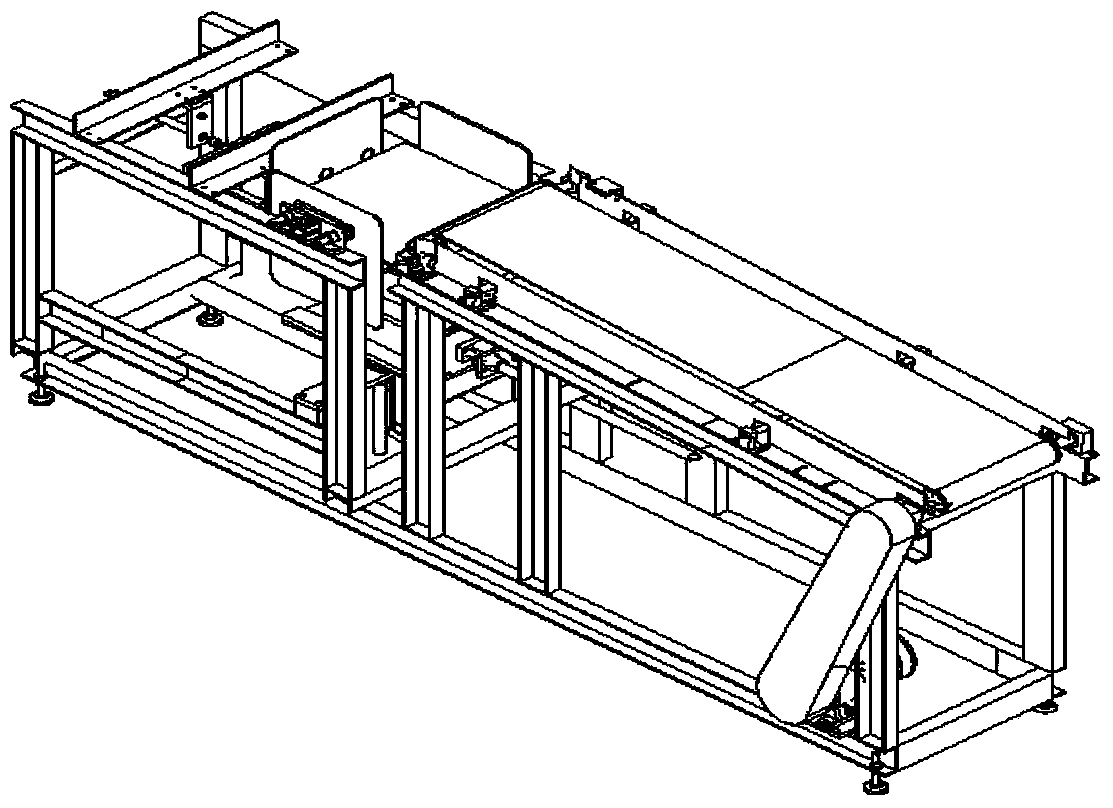 High-speed automatic carpet shaping and stacking machine