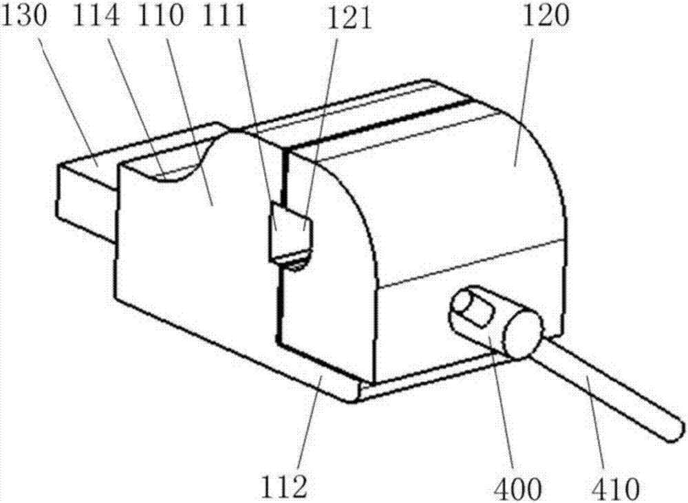 Welding spot test piece tearing test fixture