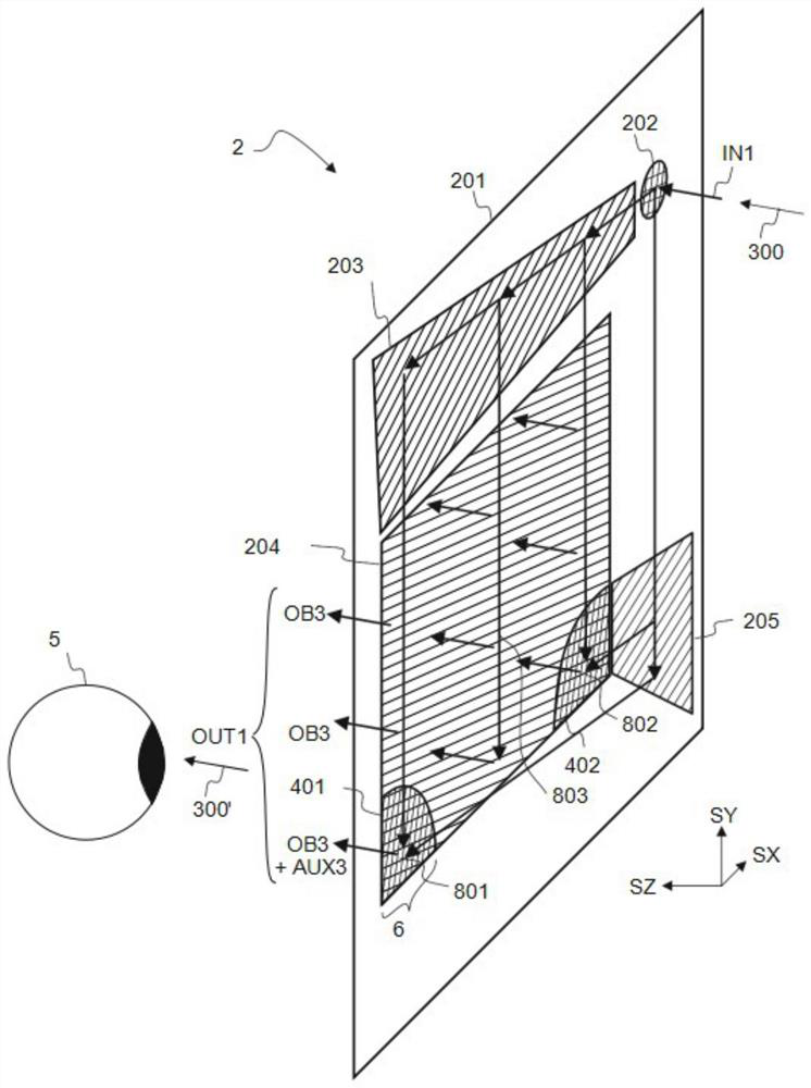 Optical device, display device and method for outputting light and displaying image of display device