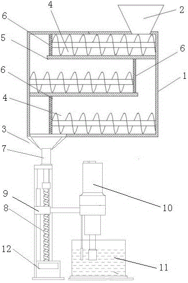 Chemical fertilizer anti-blocking device