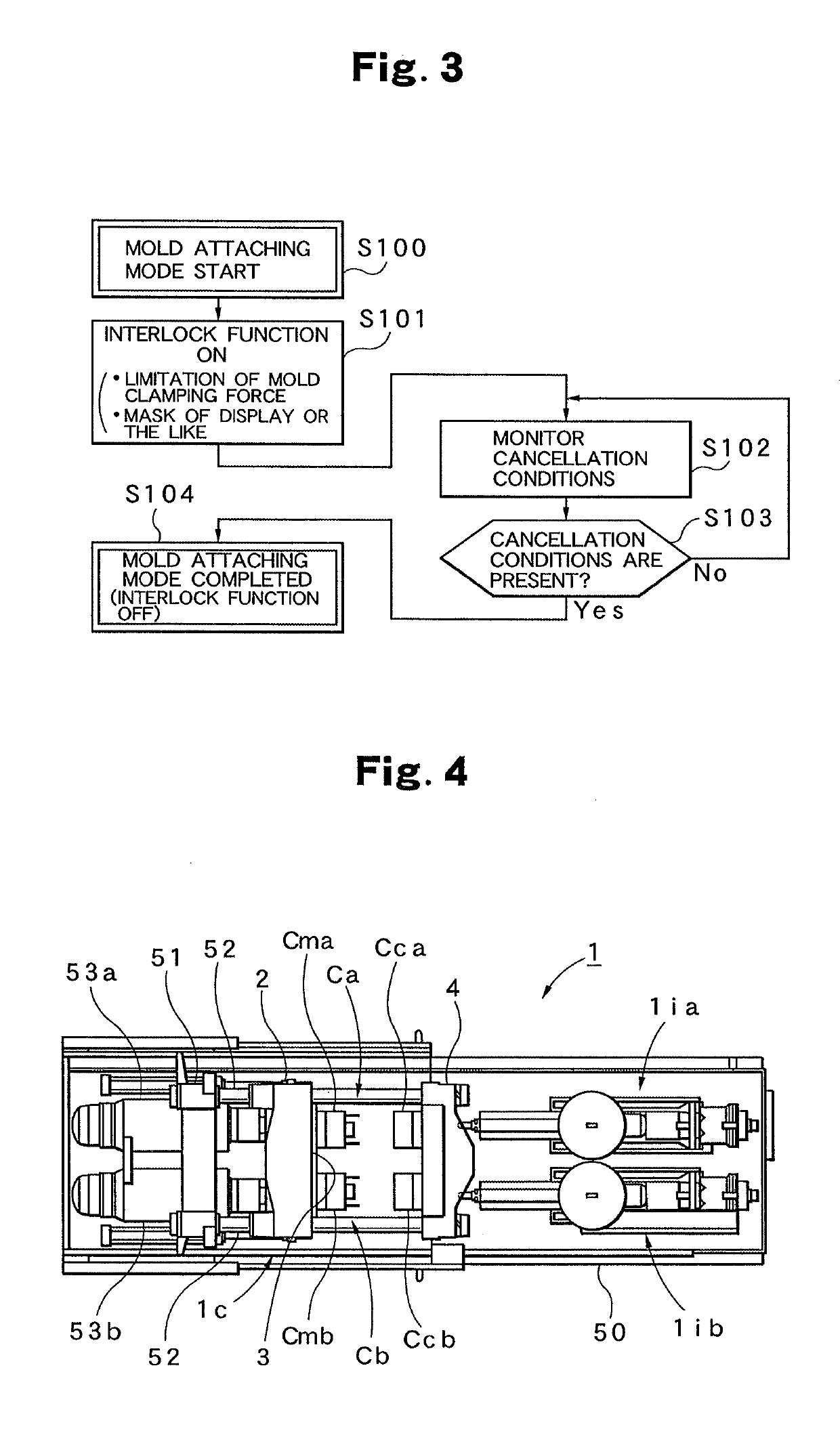 Mold attaching method to mold clamping device