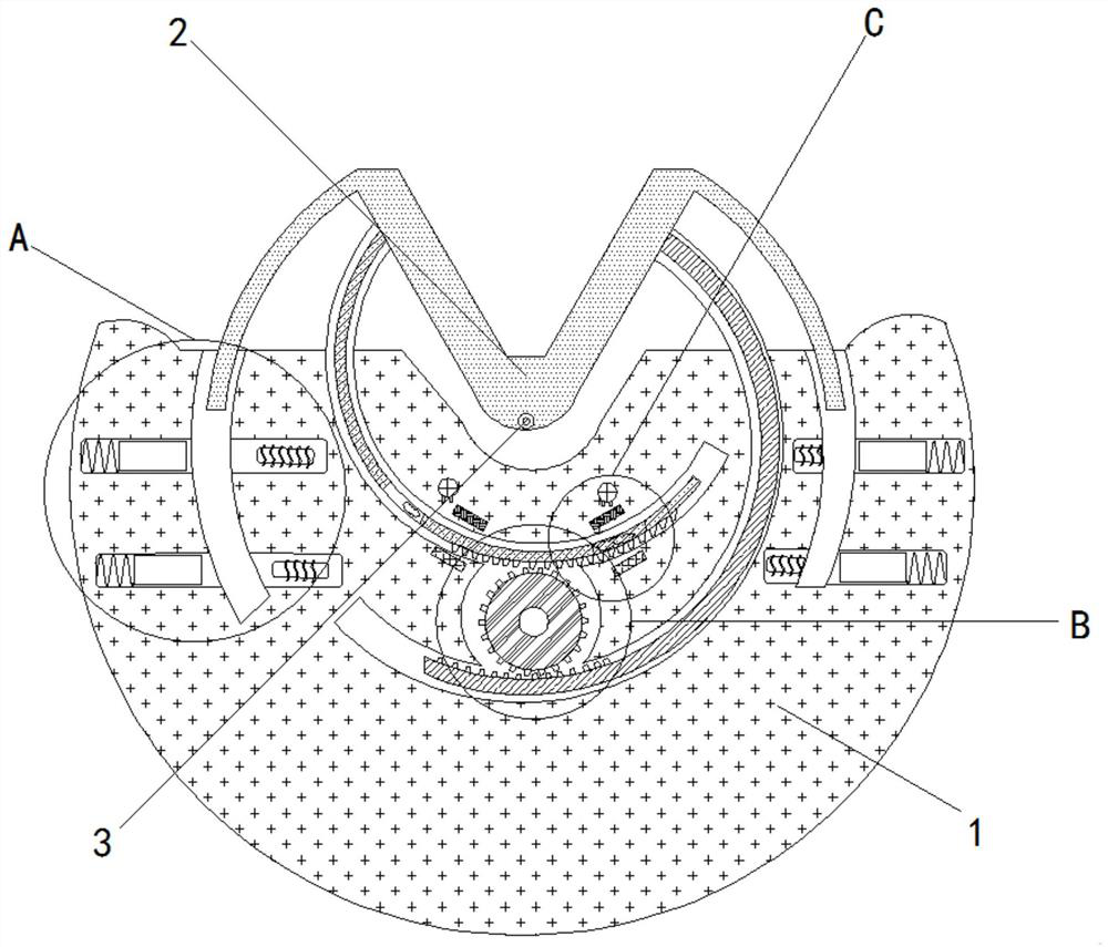 High-precision annular plate bending device