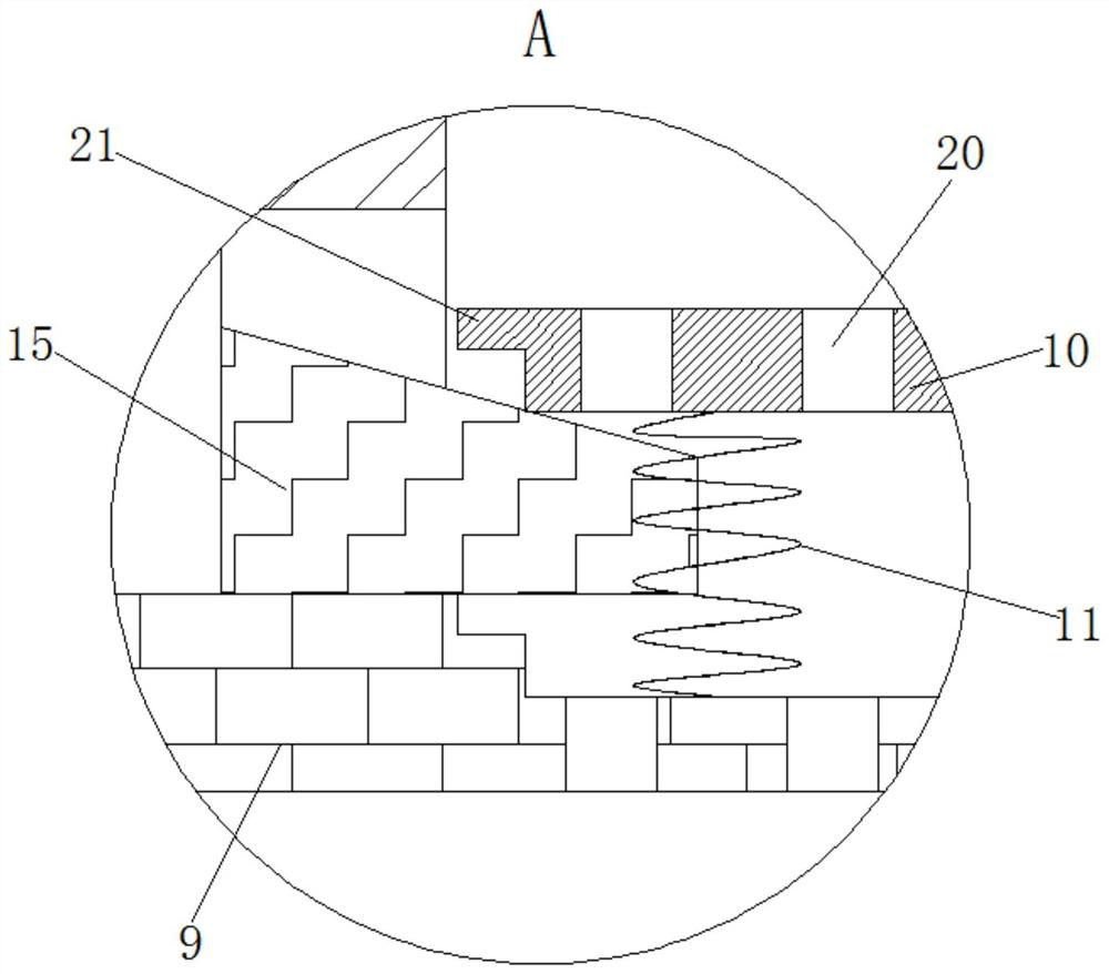 Oil pressing device for tea oil production