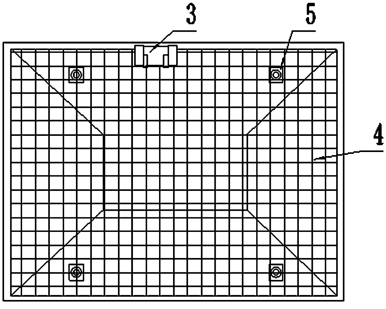 Special loading device for lime-soil mixing