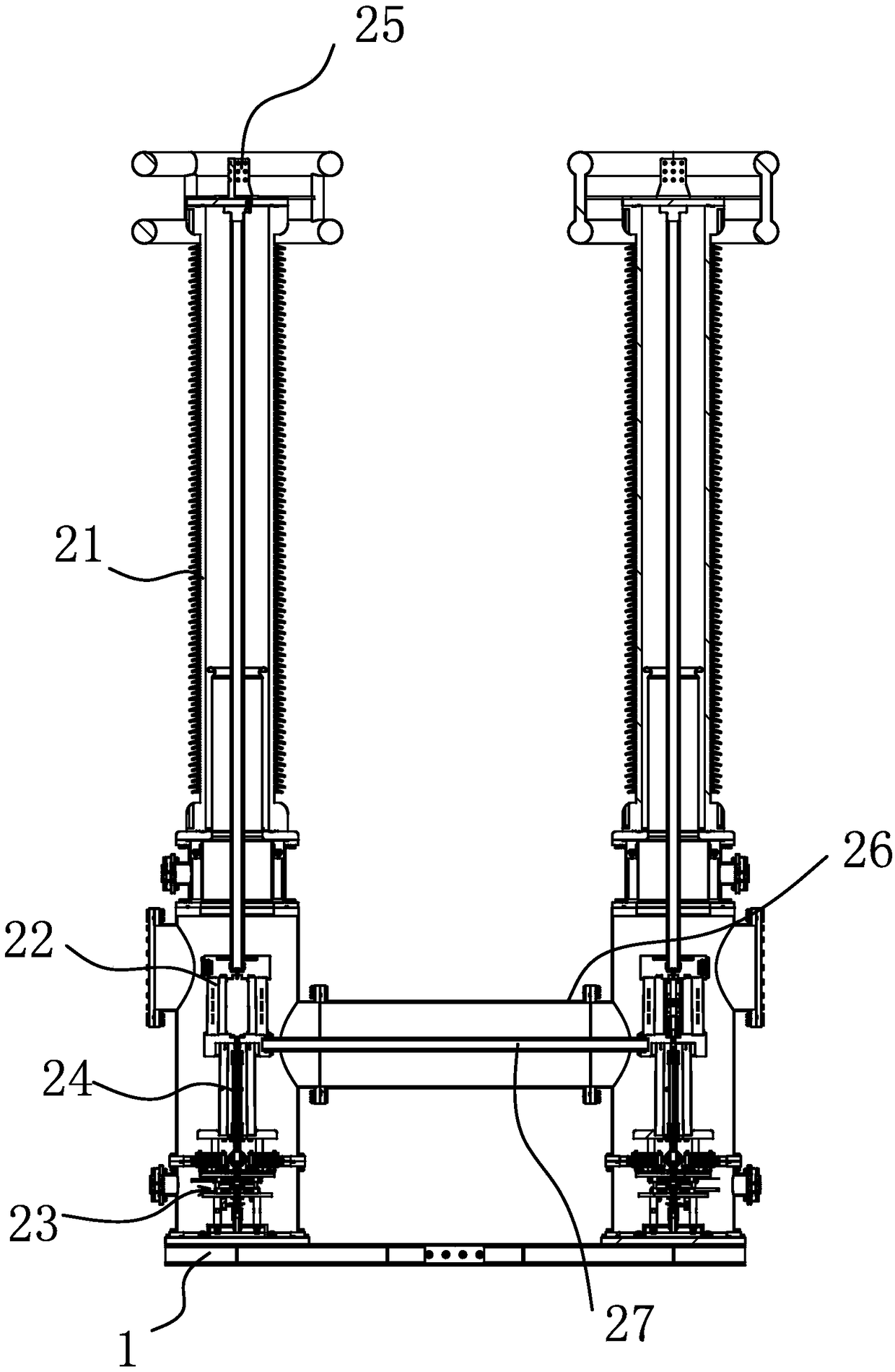 A switching accelerating mechanism of a vacuum circuit breaker