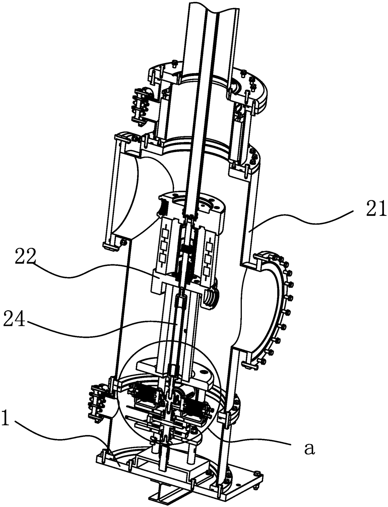 A switching accelerating mechanism of a vacuum circuit breaker